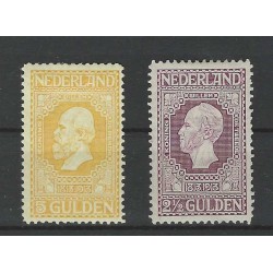 Nederland 90-101 Wilhelmina 1913  MH/ongebr CV 1560 €