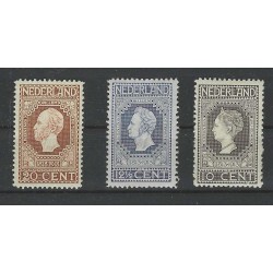 Nederland 90-101 Wilhelmina 1913  MH/ongebr CV 1560 €