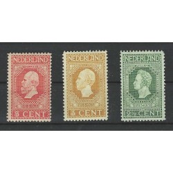 Nederland 90-101 Wilhelmina 1913  MH/ongebr CV 1560 €