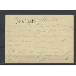 Nederland P1 Port 1881 op Briefkaart 1986  VFU/gebr CV 170++ €