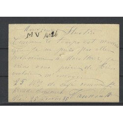 Nederland P1 Port 1881 op Briefkaart 1986  VFU/gebr CV 170++ €
