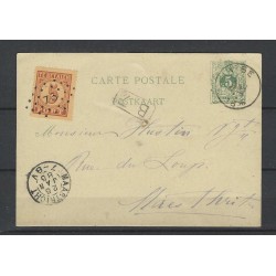 Nederland P1 Port 1881 op Briefkaart 1986  VFU/gebr CV 170++ €