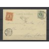 Netherlands P1 Postage due 1881 on Briefkaart 1986  VFU/used CV 170++ €