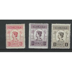 Ned. Indie 115-128, 129-134 Wilhelmina serie  MNH/postfris  CV 697€