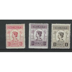 Ned. Indie 115-128, 129-134 Wilhelmina serie  MNH/postfris  CV 697€
