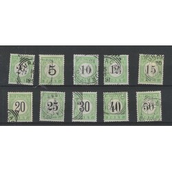 Curacao P1-10   Port 1889   VFU/gebr  CV 645 €