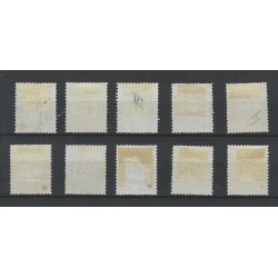 Curacao P1-10   Port 1889   VFU/gebr  CV 645 €