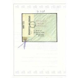 Suriname LP1/7, LP17/19  Mercuriuskop on cover to Trinidad CV ??? € Certificate !