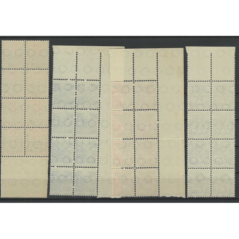 Netherlands 199-202 Child Welfare 1926 blocks of 8 MNH  CV 320+ €