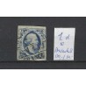 Nederland 1d  Willem III 1852 "AMSTERDAM-B" VFU/gebr  CV 180+ €