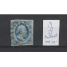 Netherlands 1j  Willem III 1852 "MAASTRICHT-B" VFU/used  CV 90+ €