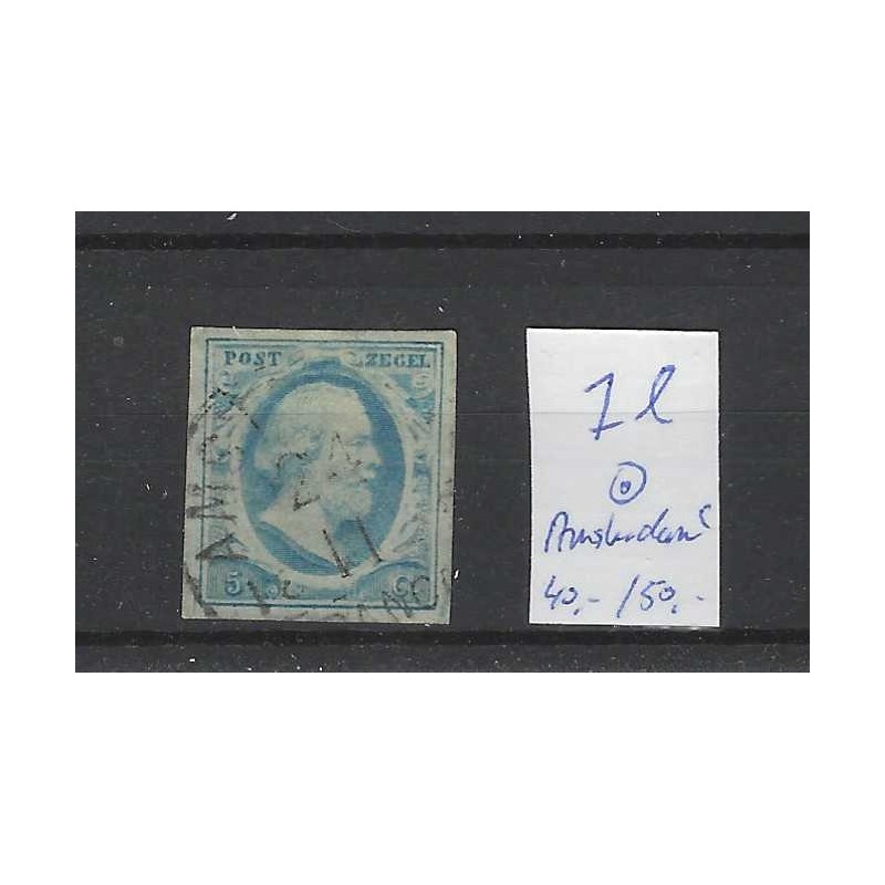 Nederland 1l  Willem III 1852 "AMSTERDAM-C" VFU/gebr  CV 90+ €