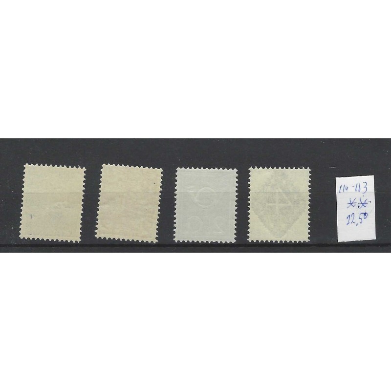 Netherlands 110-113 Voorstellingen  MNH  CV 22,5 €