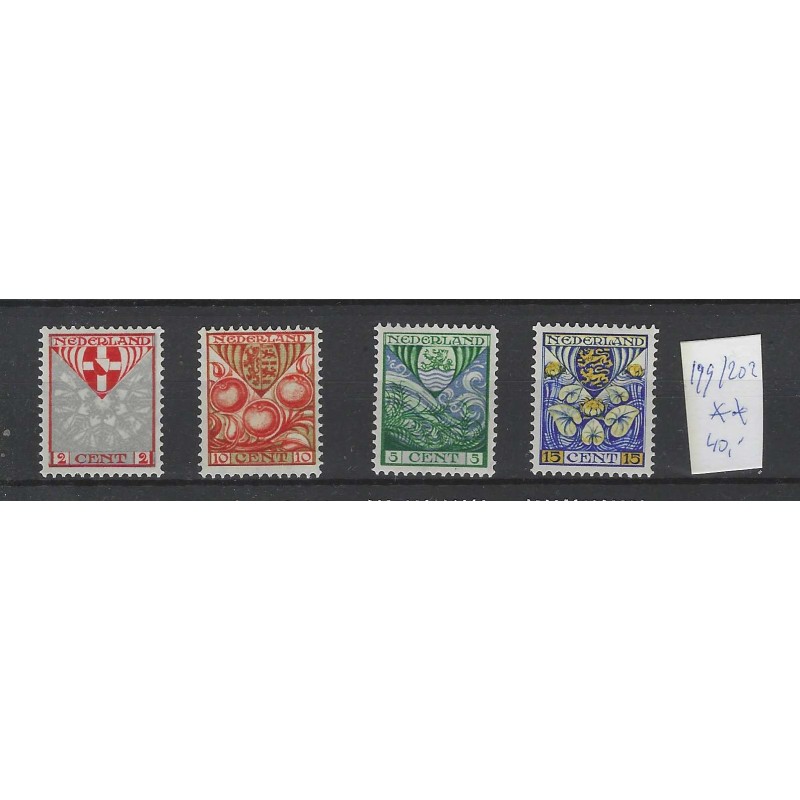 Nederland 199-202  Kinderzegels  MNH/postfris  CV 40 €