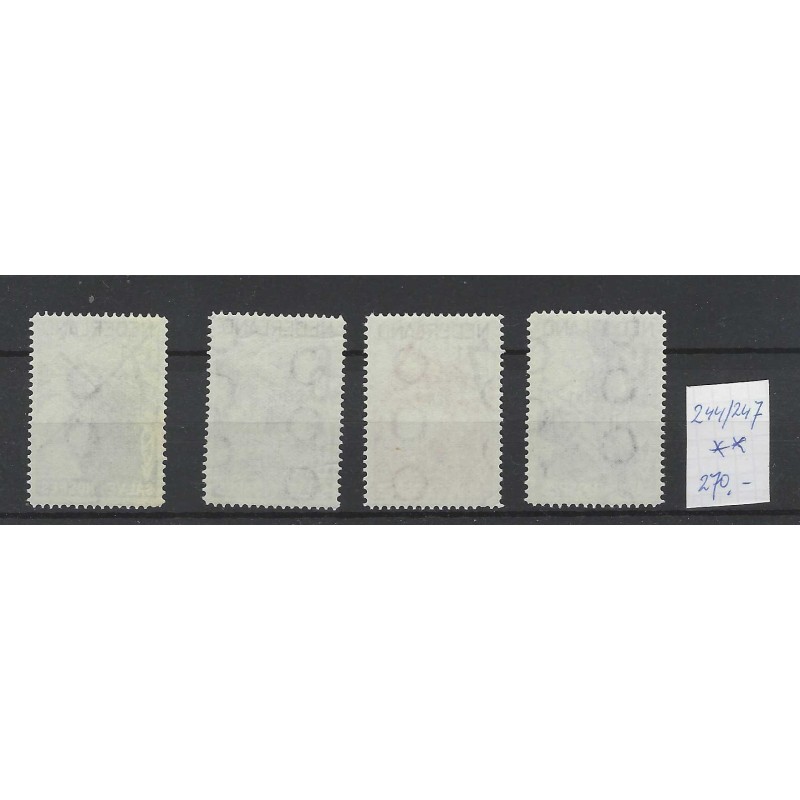 Nederland 244-247 ANVV zegels MNH/postfris  CV 270 €