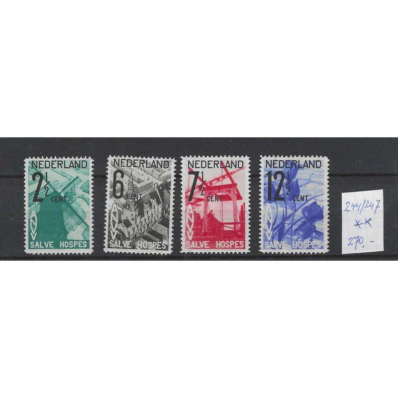 Nederland 244-247 ANVV zegels MNH/postfris  CV 270 €