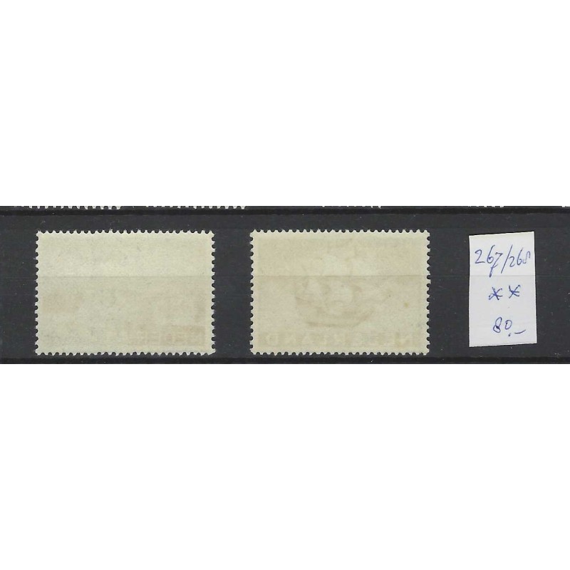 Netherlands 267-268 Curaçao-stamps MNH  CV 80 €