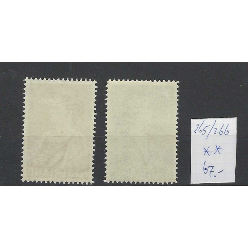 Netherlands 265-266 Crisis stamps MNH  CV 67 €