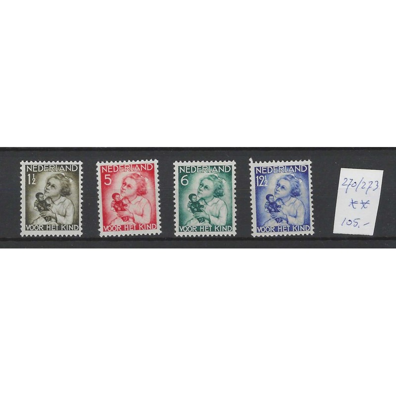 Nederland 270-273 Kinderzegels MNH/postfris  CV 105 €
