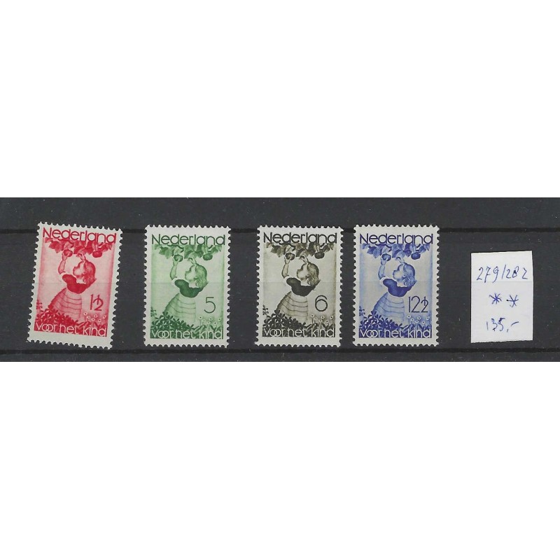 Nederland 279-282 Kinderzegels MNH/postfris  CV 135 €