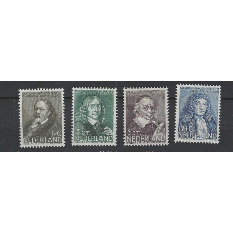 Netherlands 296-299 Zomerzegels MNH  CV 40 €
