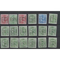 Netherlands 356-373 Guilloche MNH CV 150 €