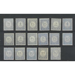 Netherlands P44-60 Postage due 1912  MNH  CV  555 €