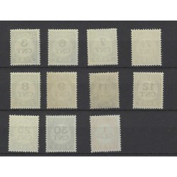 Nederland P69-79 PORT 1921  MNH/postfris CV  65 €