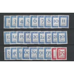 Netherlands P80-106  POSTAGE DUE 1947  MNH CV  53 €