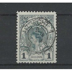 Netherlands 49  Kroningsgulden "UTRECHT-1 1899" small round cancel VFU/used  CV 160+ €