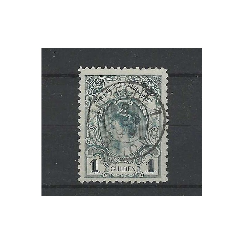 Nederland 49  Kroningsgulden "UTRECHT-1 1899" kleinrond VFU/gebr  CV 160+ €