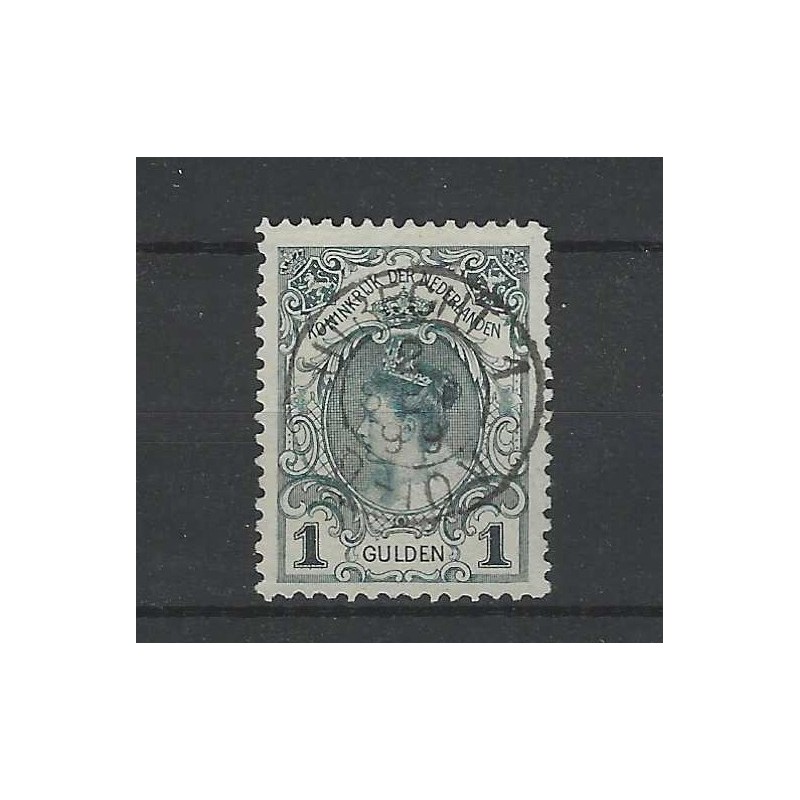 Netherlands 49  Kroningsgulden "UTRECHT-1 1899" small round cancel VFU/used  CV 160+ €