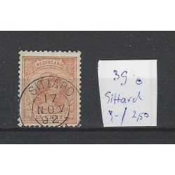 Nederland 39  Wilhelmina 1891 "SITTARD" kleinrond VFU/gebr  CV 5+ €