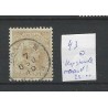 Netherlands 43 Wilhelmina 1891 "HAARLEM" KOP-staande maand VFU/used  CV 25+ €