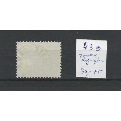 Nederland 43 Wilhelmina 1891 "AMSTERDAM-2" zonder DAG-cijfers VFU/gebr  CV 25+ €
