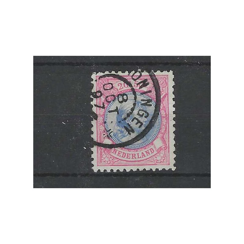 Nederland 47C Wilhelmina 1891  VFU/gebr  CV 175 €  Certificaat !