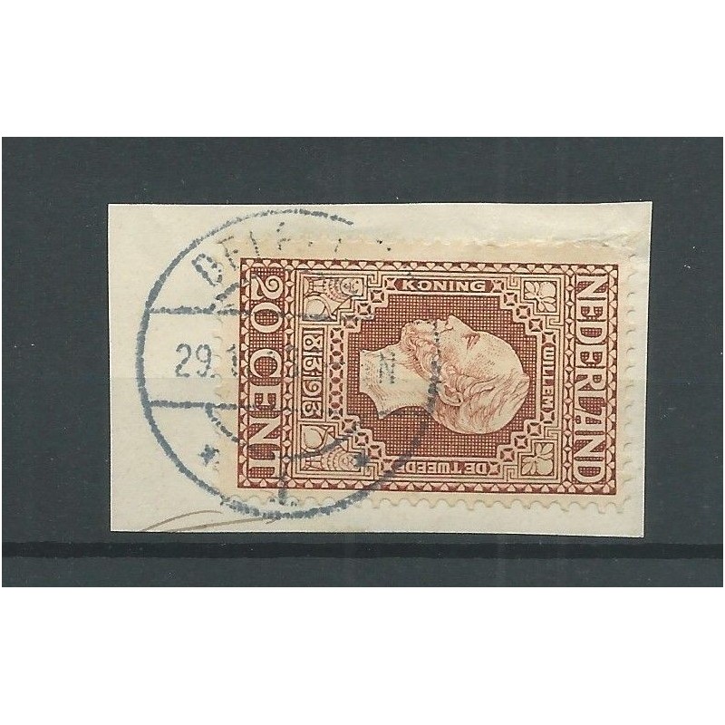 Nederland 95 met "DELFZIJL  29-11-1913" FDC stempel VFU/gebr CV  50+ €