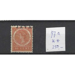 Ned. Indie  77a  JAVA hoogstaand  MNH/postfris  CV 250 €