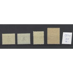 Ned. Indie 138-141 Nooduitgifte MNH/postfris  CV 50 €