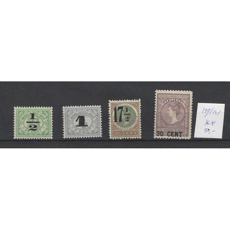 Ned. Indie 138-141 Nooduitgifte MNH/postfris  CV 50 €