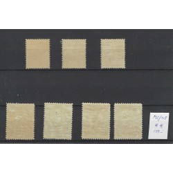 Ned. Indie 142-148 Hulpuitgifte MNH/postfris  CV 150 €