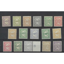 Dutch East Indies 99-114  Numeral  MNH  CV 141 €