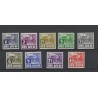 Ned. Indië 186-194 Karbouw z. wm.  MNH/postfris  CV 20 €