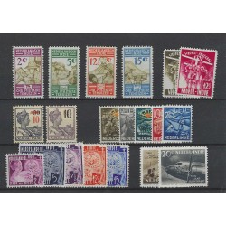 Ned. Indie  12 series/zegels jaren 30-40  MNH/postfris CV 155 €