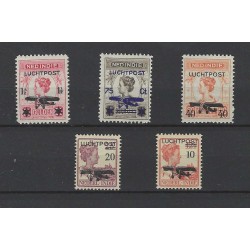 Dutch East Indies LP1-5  Airmail 1928  MNH CV 80 €