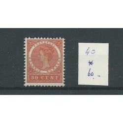 Curaçao 40 Wilhelmina 30ct  MH/unused  CV  60 €