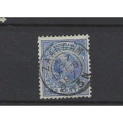 Nederland 35 Wilhelmina 1891 "ZAANDAM 1897" kleinrond VFU/gebr  CV 5+ €