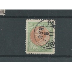 Suriname 15B  Willem III  2,5Gld   VFU/gebr  CV  85 €