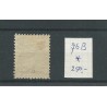 Nederland 76B Wilhelmina 11,5x11,5   MH/ongebr  CV 250 €