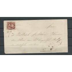 Netherlands 2 Briefomslag DEN HELDER-A to Purmerend  VFU/used  CV 200+ €